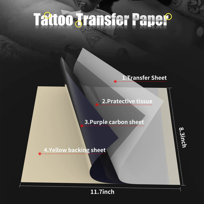 PAPEL DE ESTÊNCIL DE TATUAGEM NISIMP (melhor para sombra)