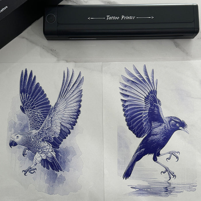 Impressora de estêncil de transferência de tatuagem sem fio NISIMP - pode imprimir sombras