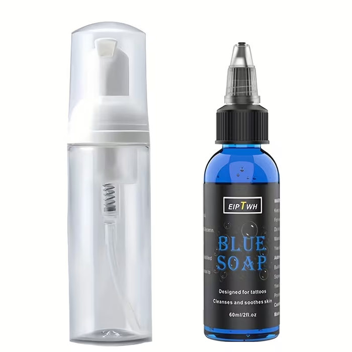 NISIMP Professional Tattoo Soap (2.03 oz) – Ultra-Concentrated Foam Pump Cleanser, Quick-Lather Formula for Pre & Post Tattoo Cleaning, Residue Removal, Gentle & Cost-Effective for Artists & Beginners (Classic Formula)