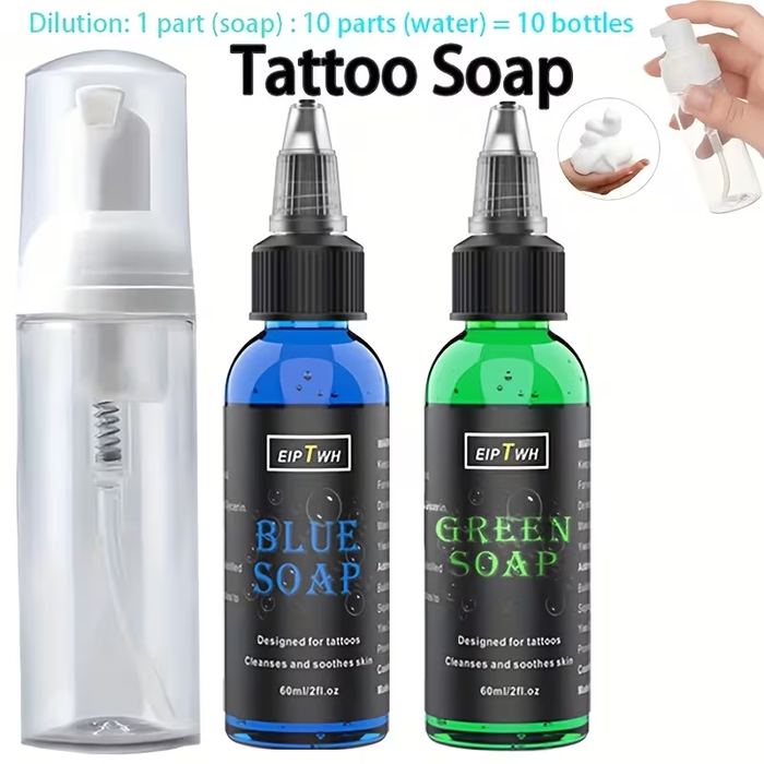 NISIMP Professional Tattoo Soap (2.03 oz) – Ultra-Concentrated Foam Pump Cleanser, Quick-Lather Formula for Pre & Post Tattoo Cleaning, Residue Removal, Gentle & Cost-Effective for Artists & Beginners (Classic Formula)