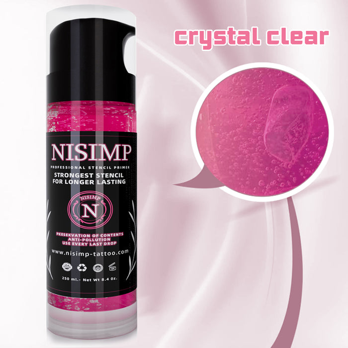 NISIMP Professional Tattoo Stencil Gel- 250ml/8.5OZ