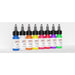 NISIMP Tattoo Ink Set - Tattoo Inks Pigment Kit, 8 Color 1/2oz 15ml/Bottle Professional Tattoo Fluorescent Ink & Tattoo Equipment for Halloween Supplies (1/2 oz(15ml), 8Color)