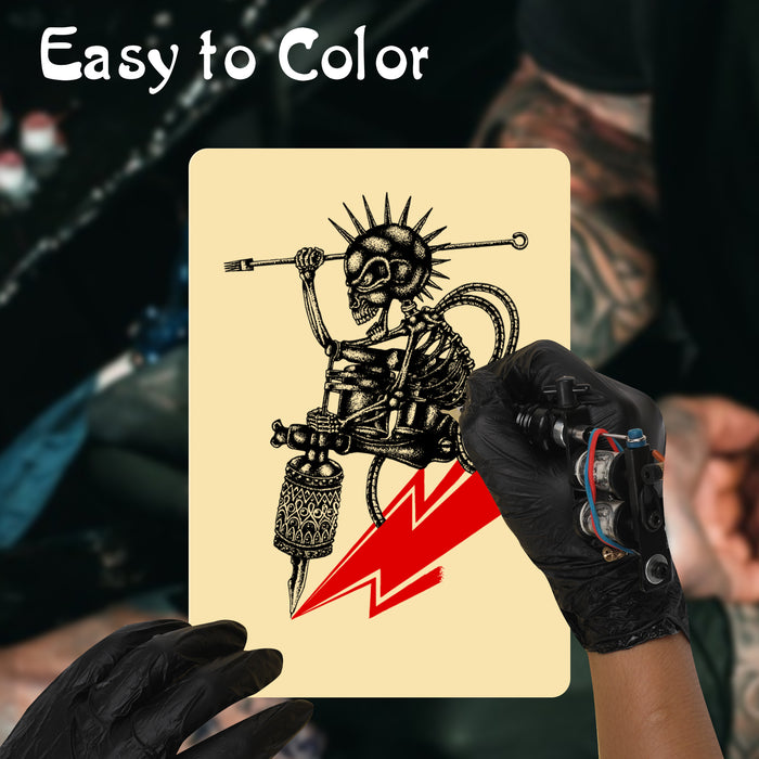 NISIMP | Pele sintética de 3 mm 8x12" | Peles premium para prática de tatuagem