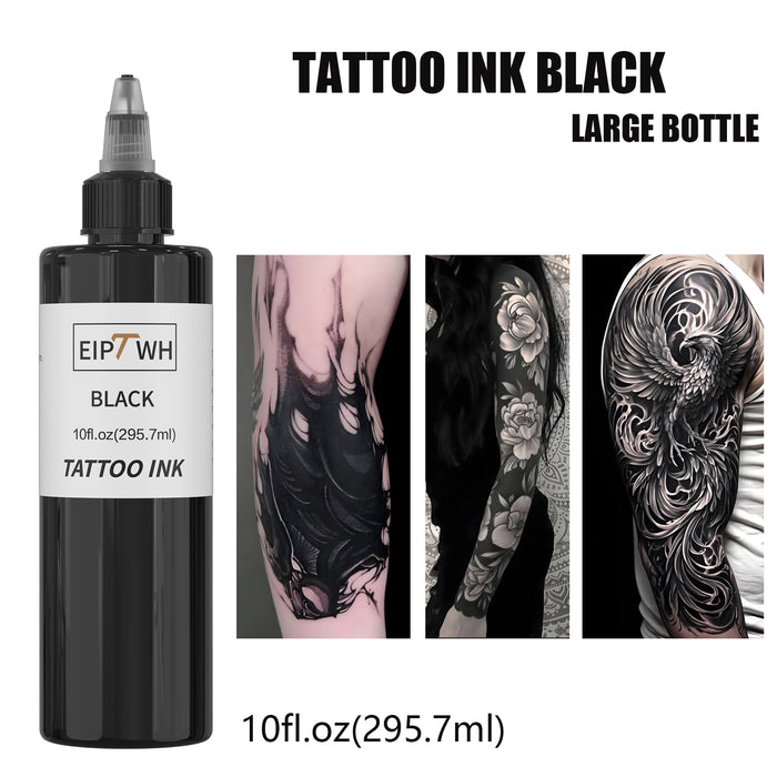 NISIMP/EIPTWH Ink Professional 10OZ (Black 300ml) Vegan-Friendly Pigment Ink Supplies Ink