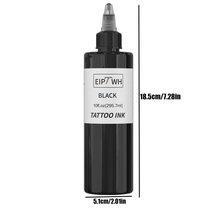 NISIMP/EIPTWH Ink Professional 10OZ (Black 300ml) Vegan-Friendly Pigment Ink Supplies Ink