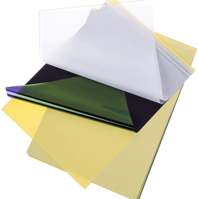 NISIMP Transfer Paper Sheets – Clear & Clean Stencil Transfer Paper for Creative Design, Practice Surfaces & Skin Application, Smooth Transfer Effect
