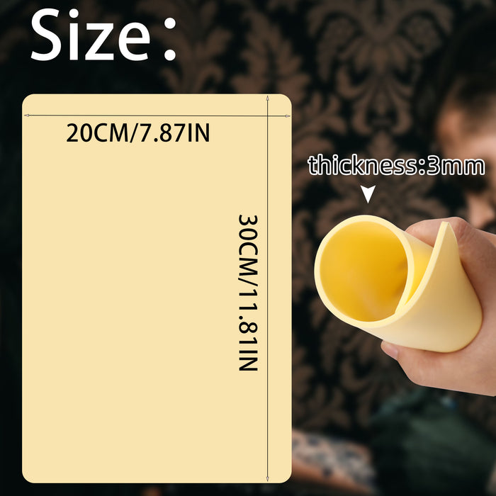 NISIMP | Pele sintética de 3 mm 8x12" | Peles premium para prática de tatuagem